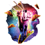 Cat (Cosmic Cat Riding Alpaca – Pizza)
