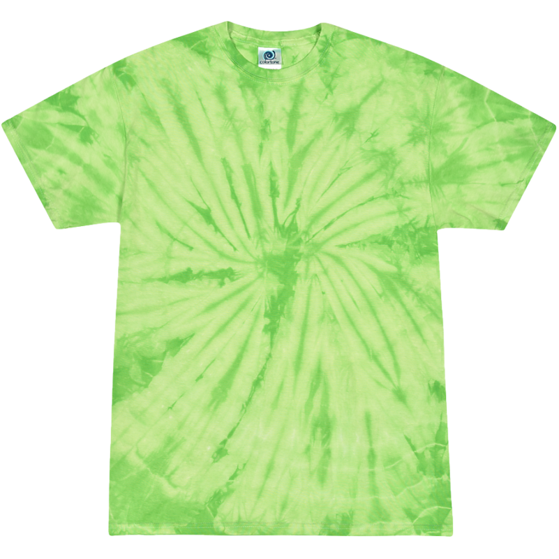Spider Lime Youth Tie Dye Tee