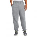 Athletic Heather/Elastic Sweatpant with Pockets