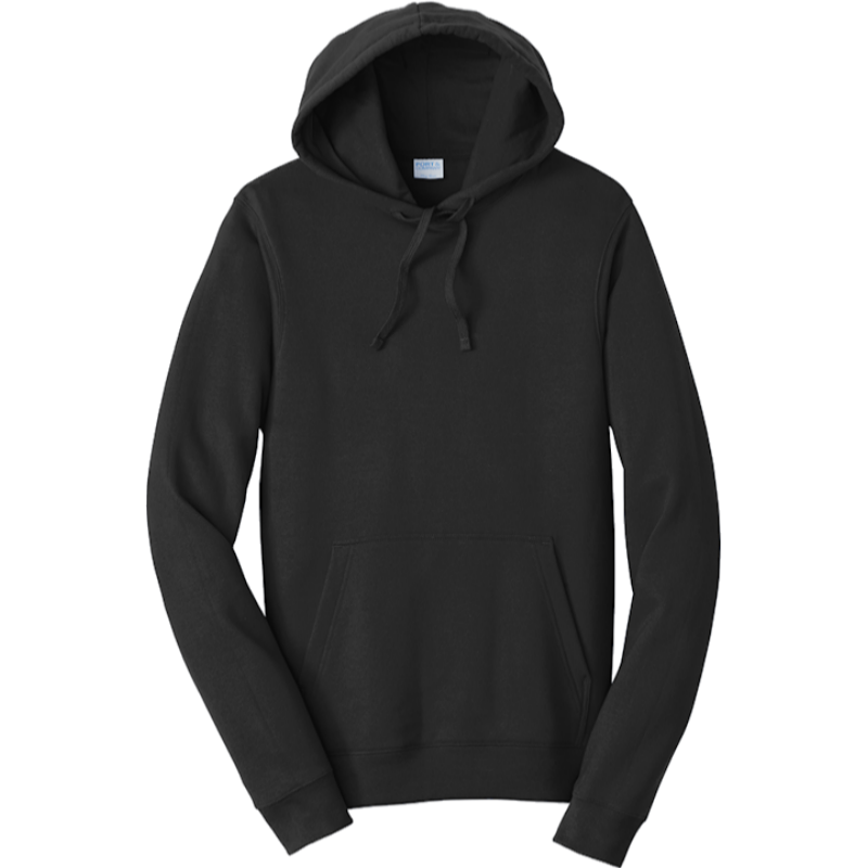 Jet Black Hooded Sweatshirt (DTG) - Too Cool Sportswear