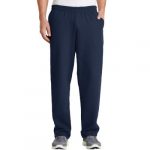 Navy Blue/Open Cuff Sweatpant with Pockets