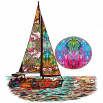 Sailboat (Colorful)