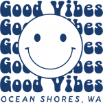 Good Vibes (Happy Face) Blue