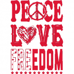 Peace Love and Freedom