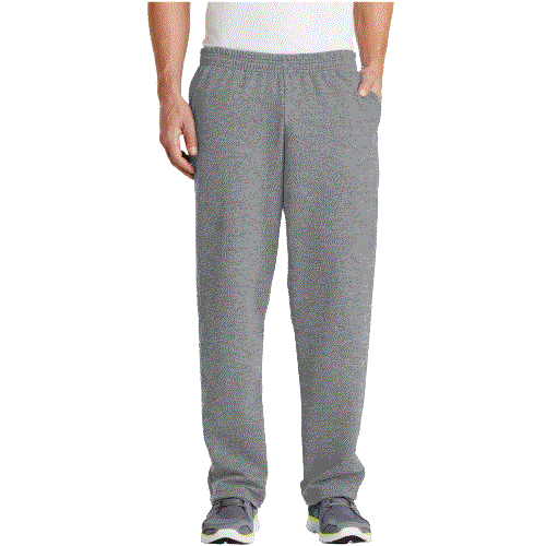 Athletic Heather/Open Cuff Sweatpant with Pockets